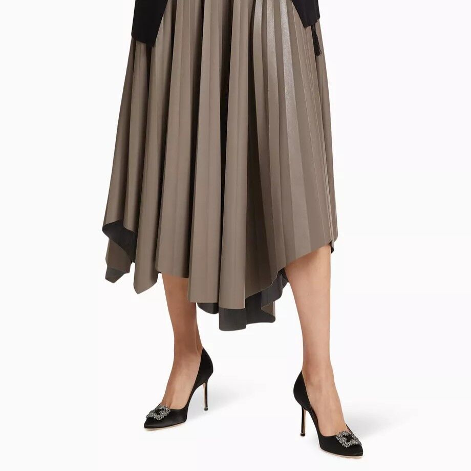 Hangisi Siyah Saten 10Cm Stiletto