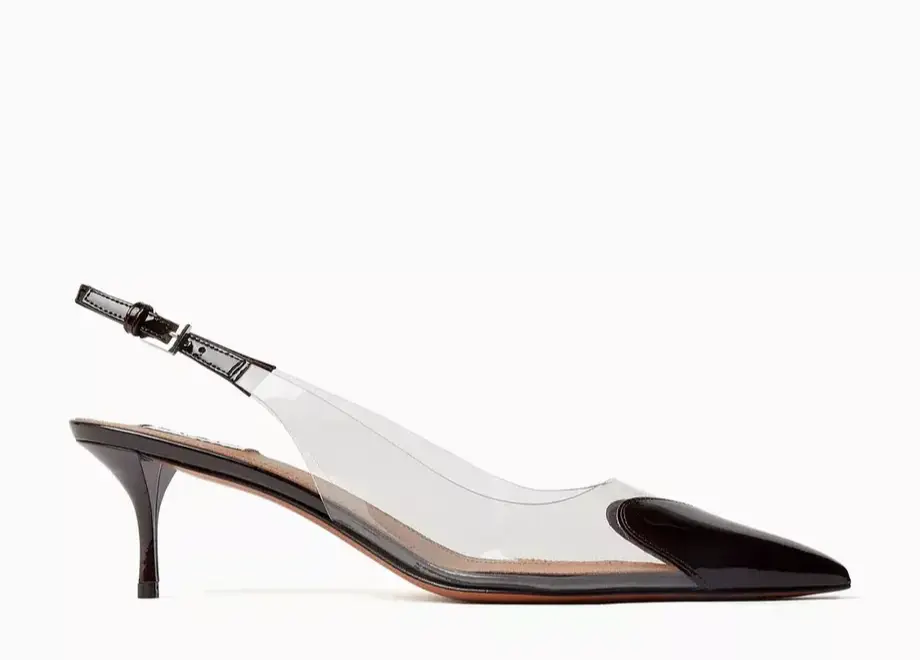 Love Siyah Rugan 6CM Stiletto