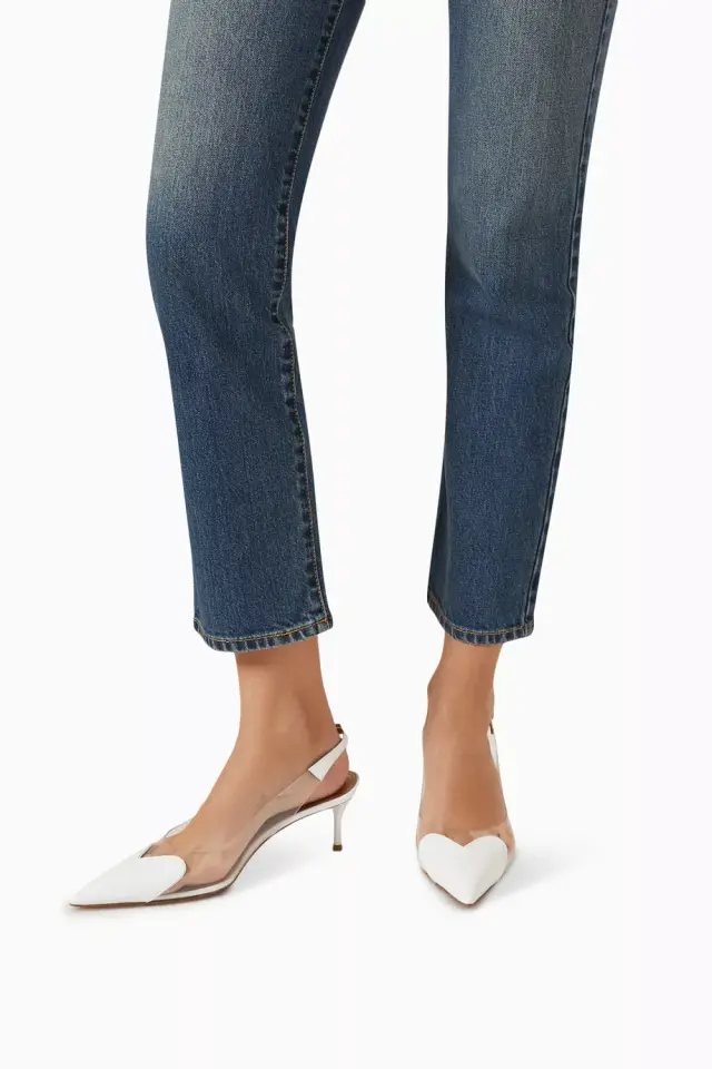 Love Beyaz Rugan 6CM Stiletto