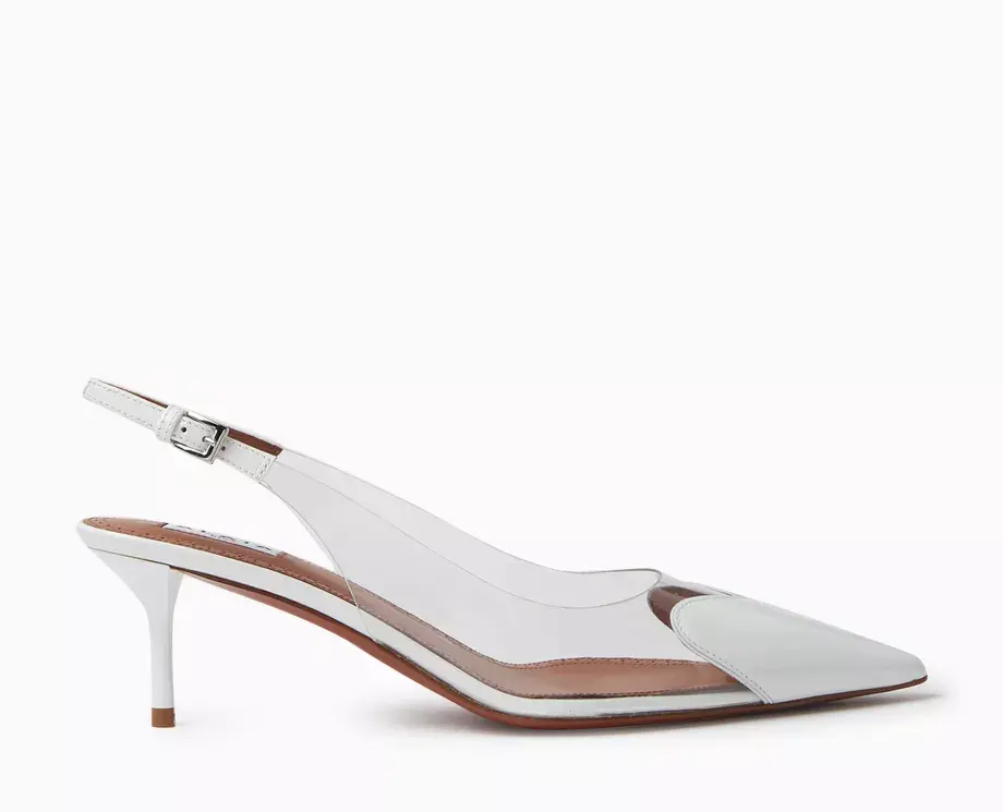 Love Beyaz Rugan 6CM Stiletto