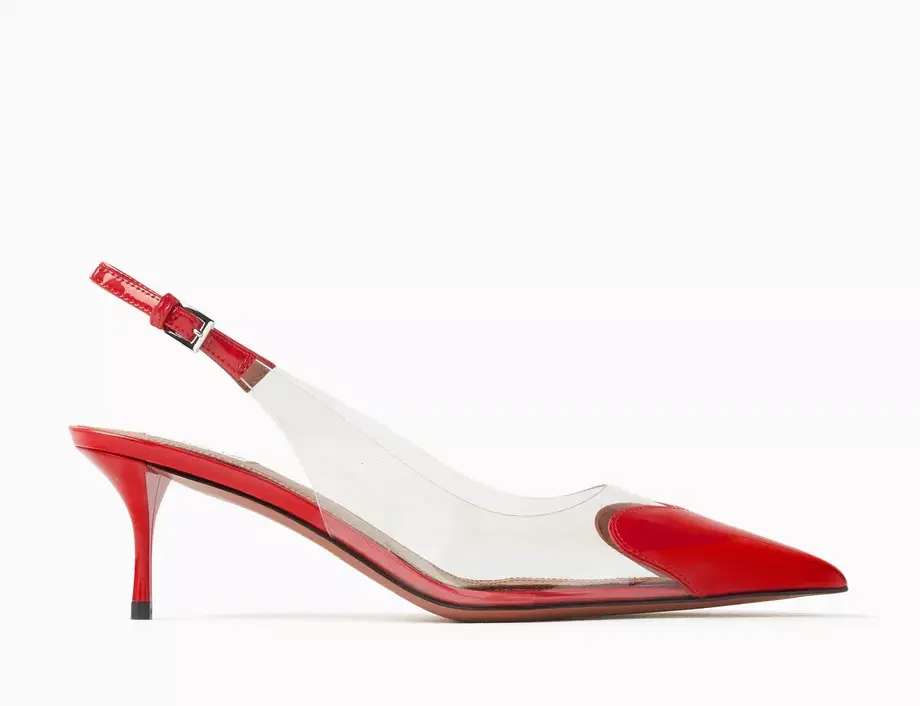 Love Kırmızı Rugan 6CM Stiletto