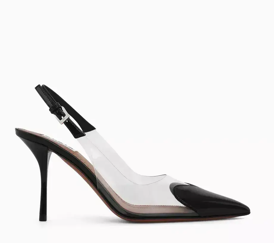 Love Siyah Rugan 9CM Stiletto