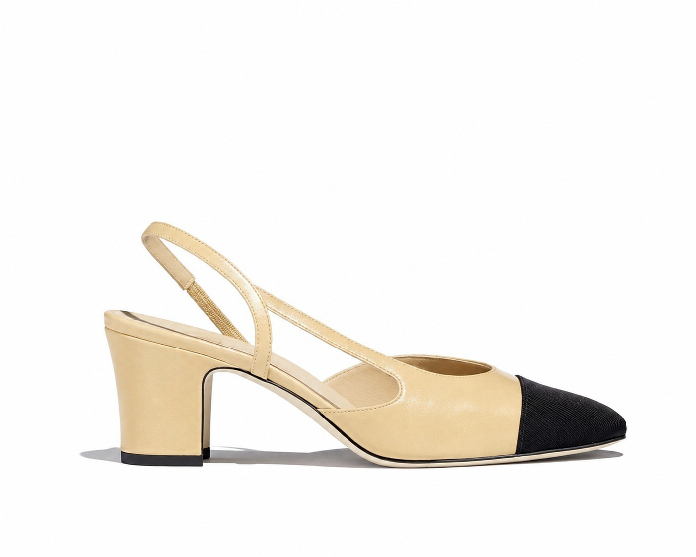 Coco Bej Deri 6CM Stiletto