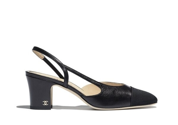 Coco Siyah Deri 6CM Stiletto