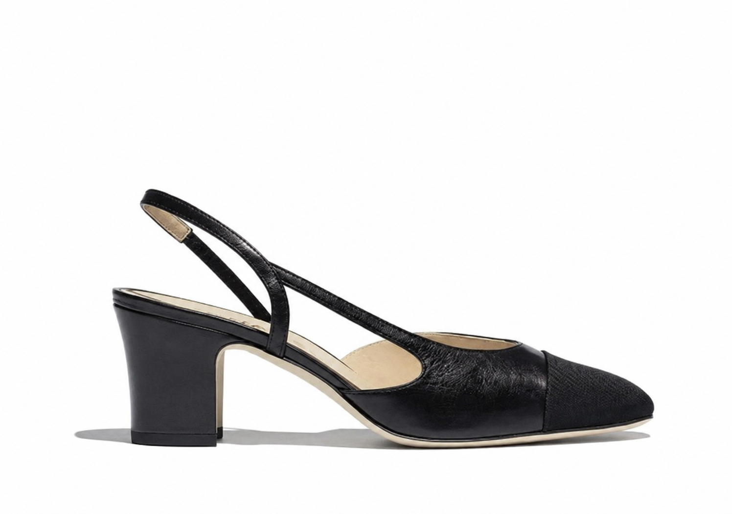 Coco Siyah Deri 6CM Stiletto