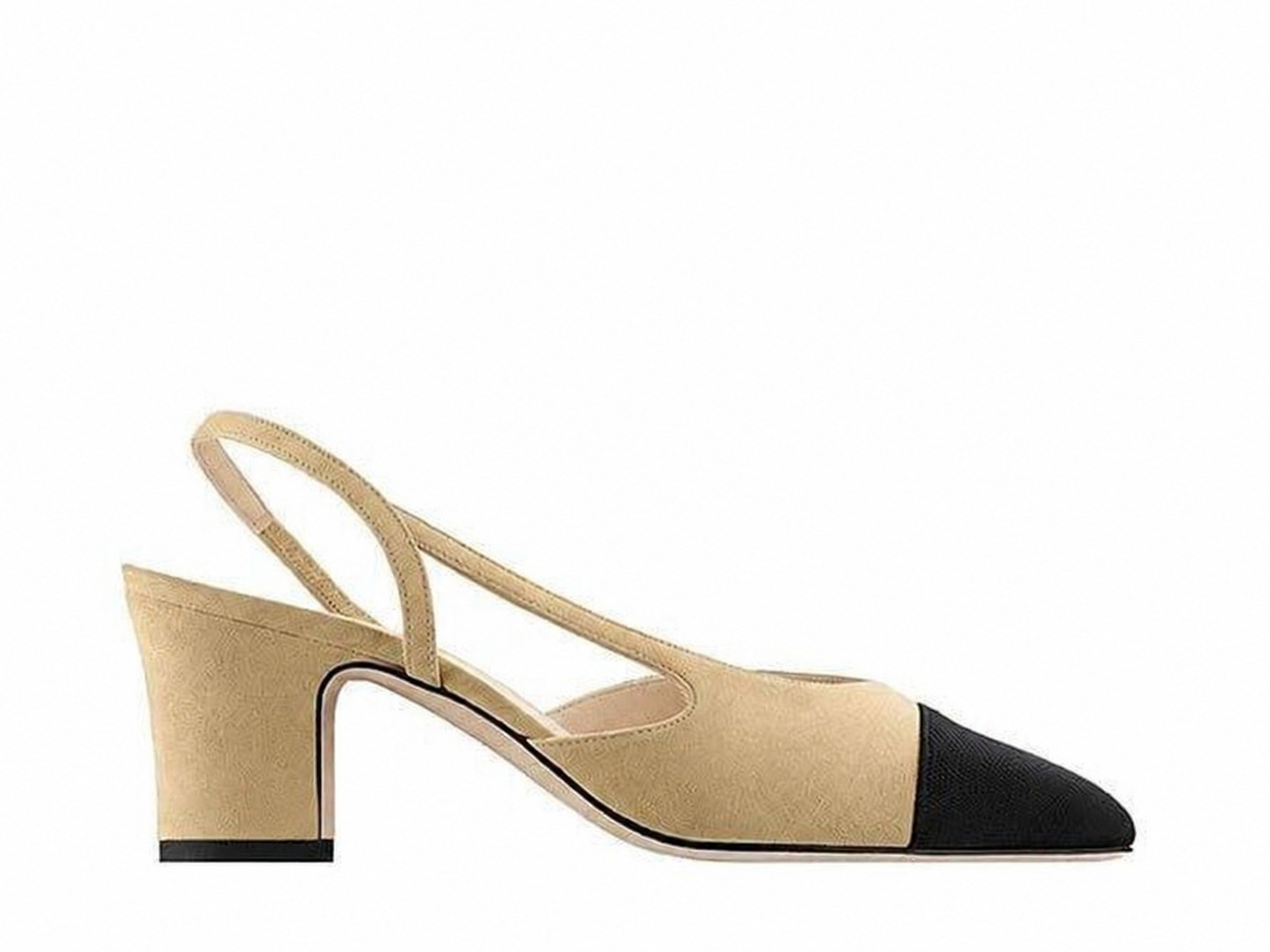 Coco Bej Süet 6CM Stiletto