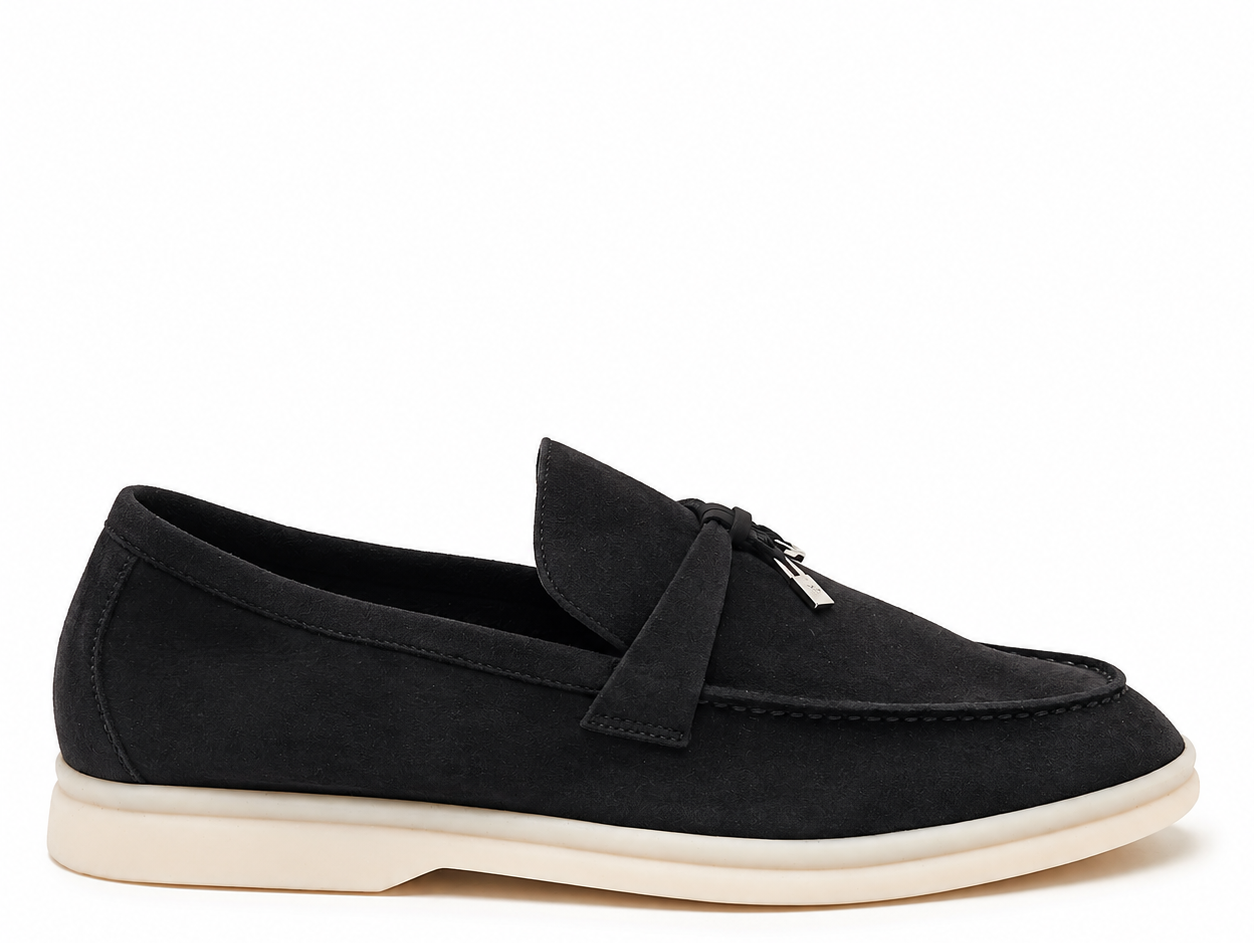 Siyah Süet Loafer